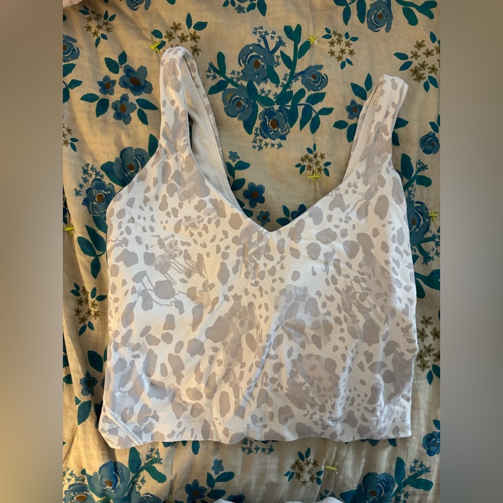 CHEETAH PRINT LULULEMON ALIGN TANK